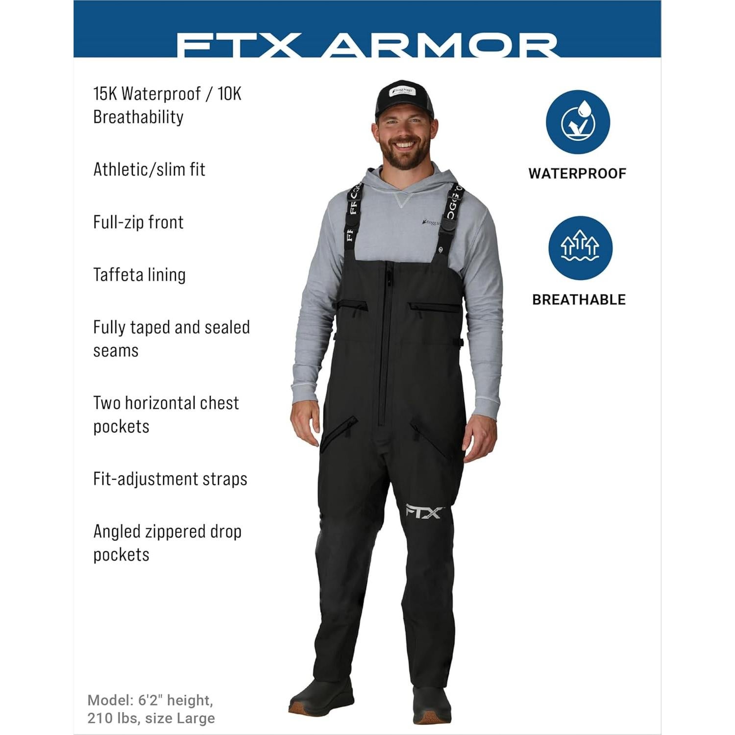Pantalones de Lluvia FROGG TOGGS FTX Armor Impermeables Hombre