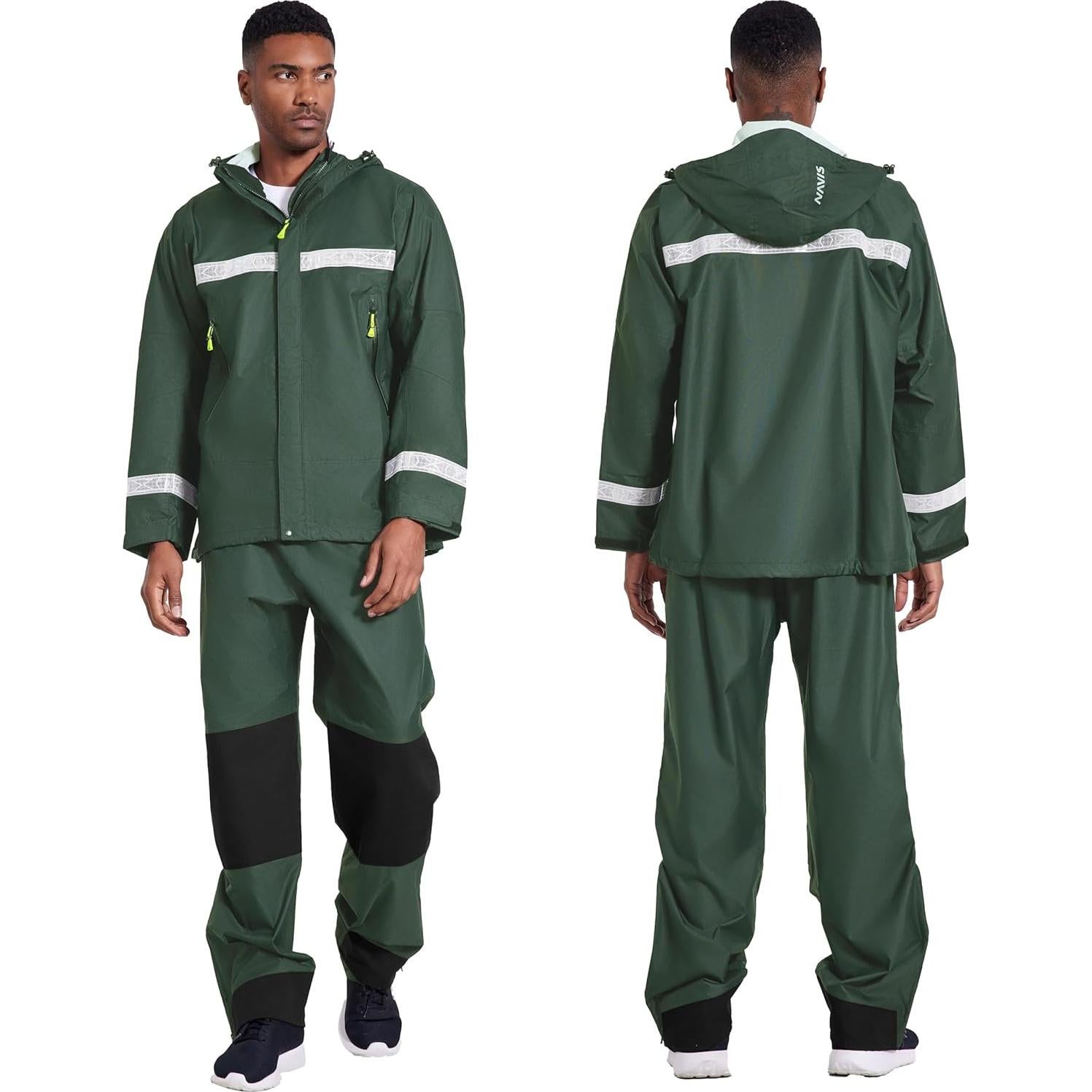 Traje de Lluvia Navis Marine PRO - Chaqueta y Pantalones Impermeables