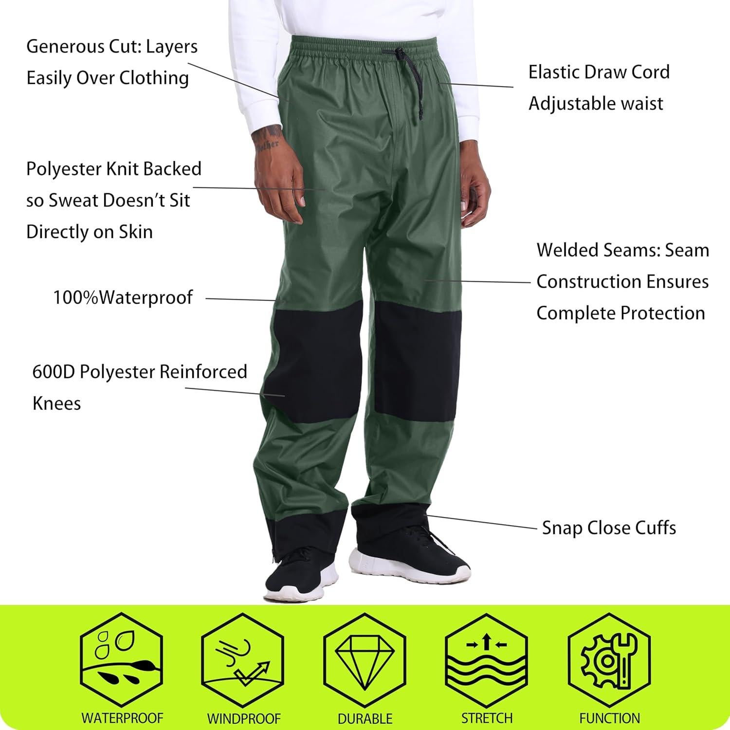 Traje de Lluvia Navis Marine PRO - Chaqueta y Pantalones Impermeables