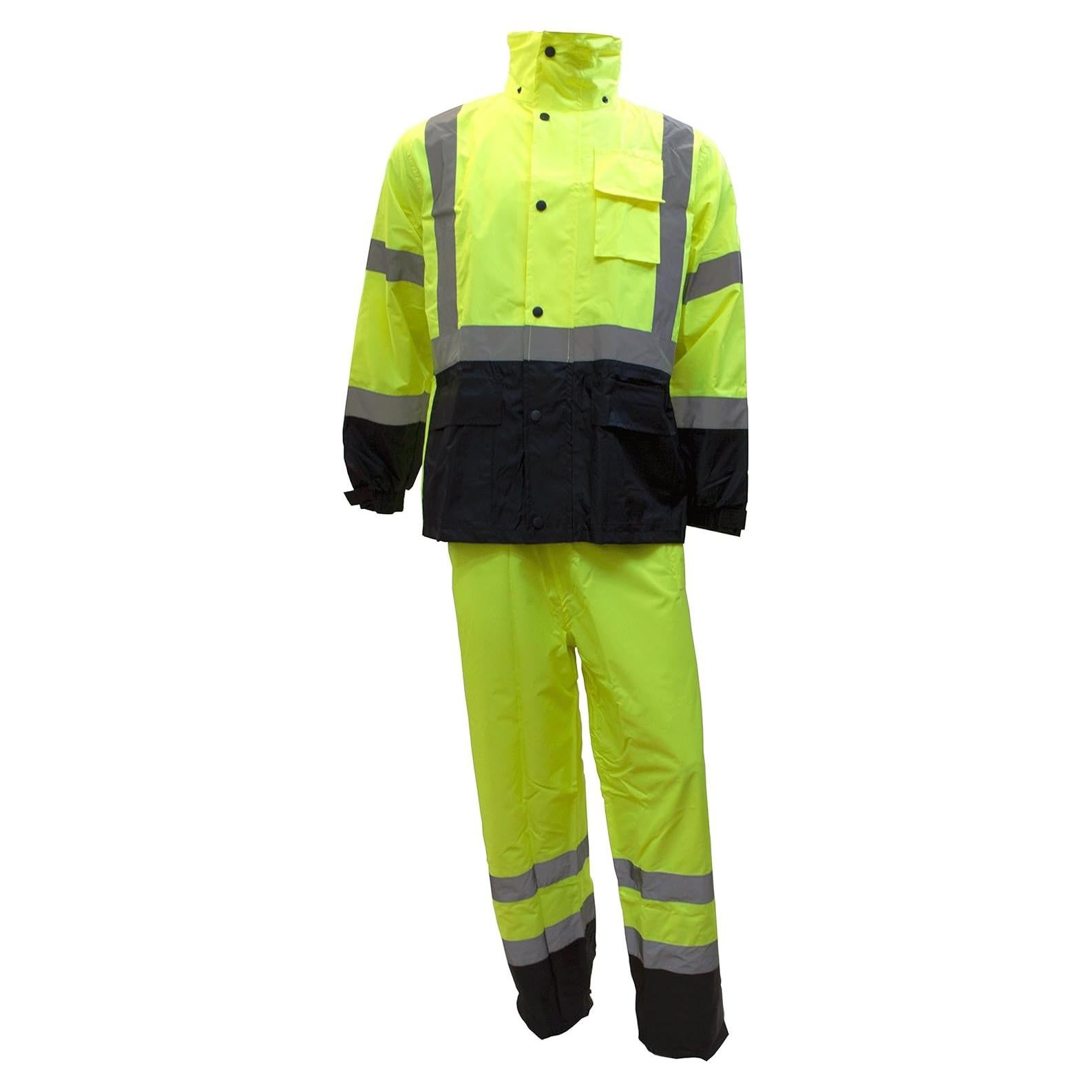 Traje de Lluvia RK Safety RW-CLA3 Clase 3 Mediano Lima