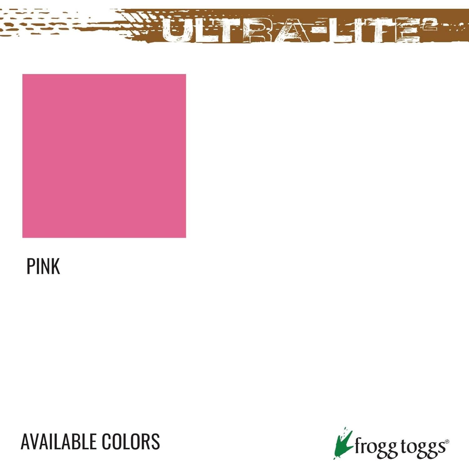 Chaqueta de Lluvia Impermeable FROGG TOGGS Ultra-Lite2 Mujer Rosa