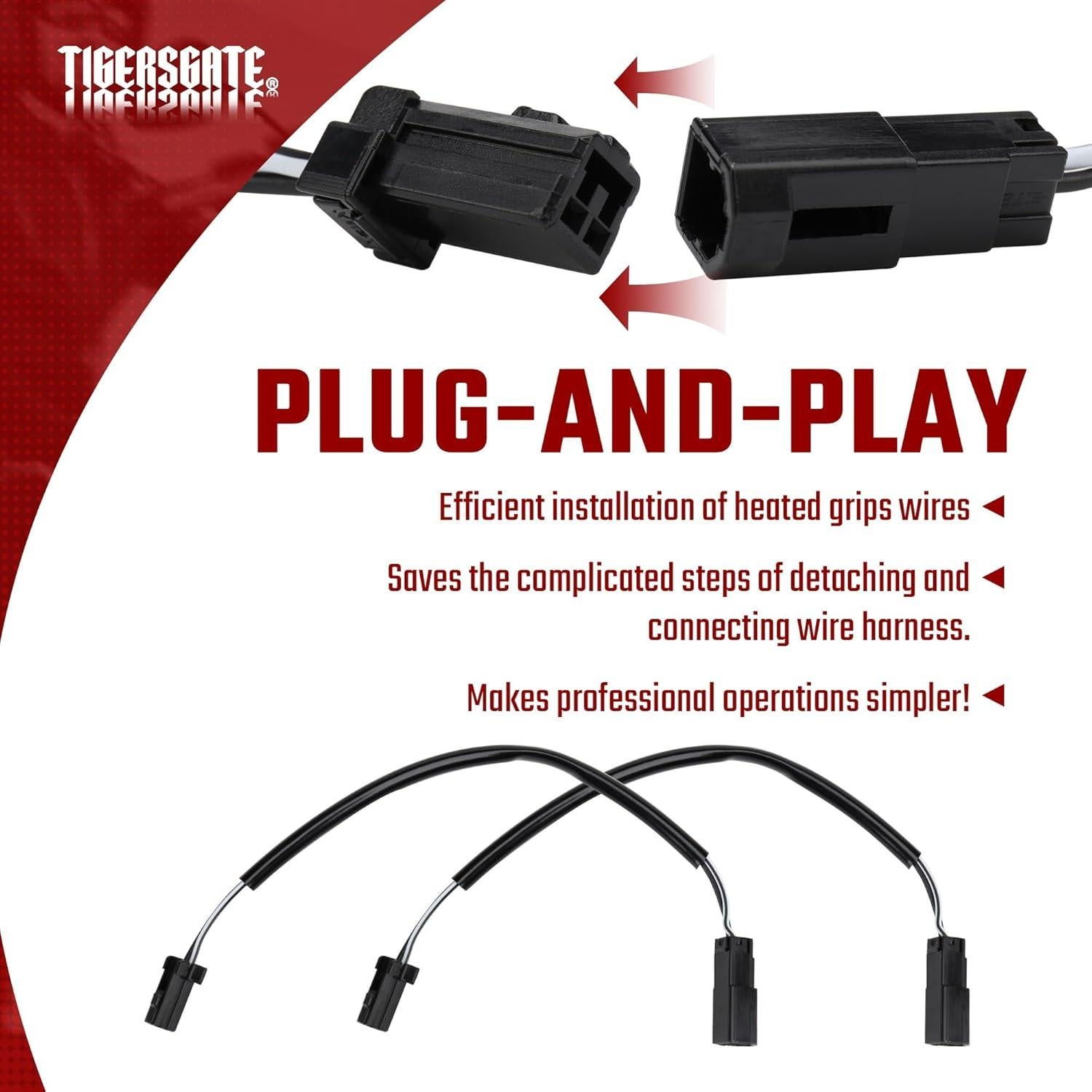 Cable de Extensión para Agarraderas Calentadas Harley 45.72 cm