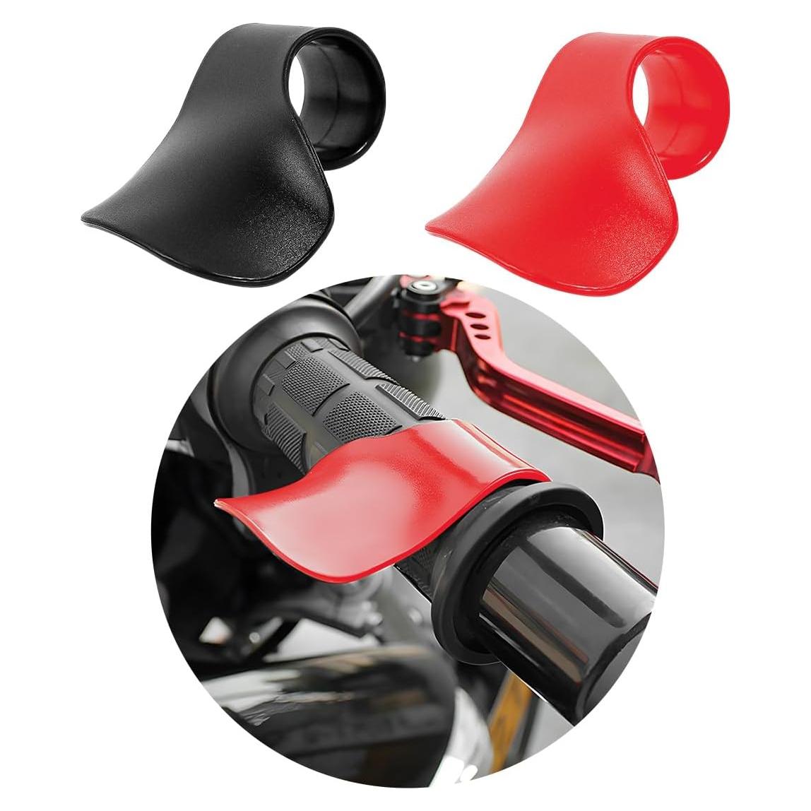 Asistente de Acelerador Yourkar 2 PCS Negro+Rojo Universal