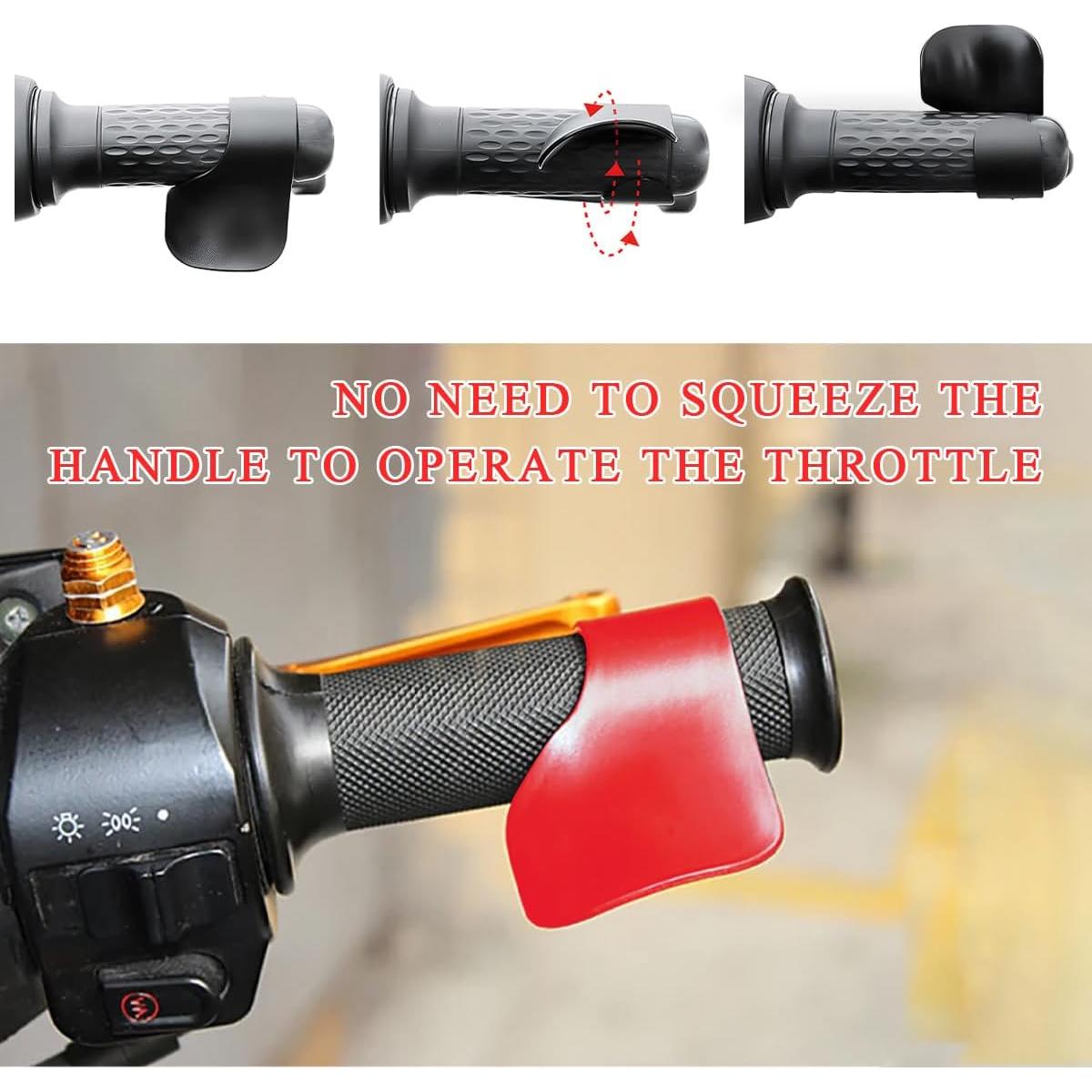 Asistente de Acelerador Yourkar 2 PCS Negro+Rojo Universal