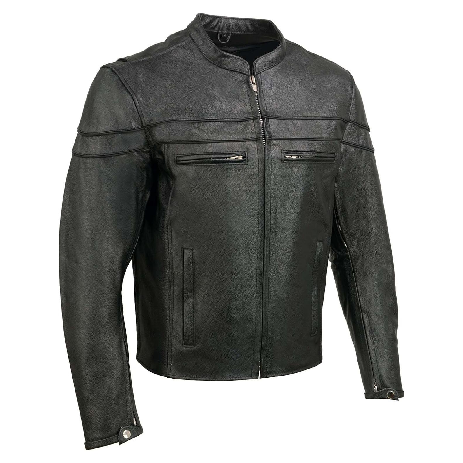 Chaqueta de Cuero Deportiva para Hombres Event Leather EL1408