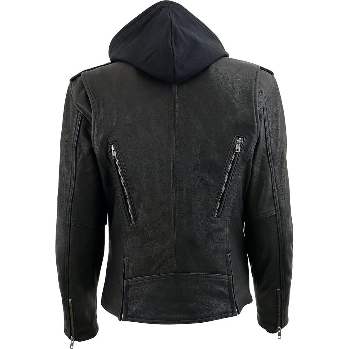 Chaqueta de Motocicleta de Cuero Milwaukee Leather para Mujeres 5X