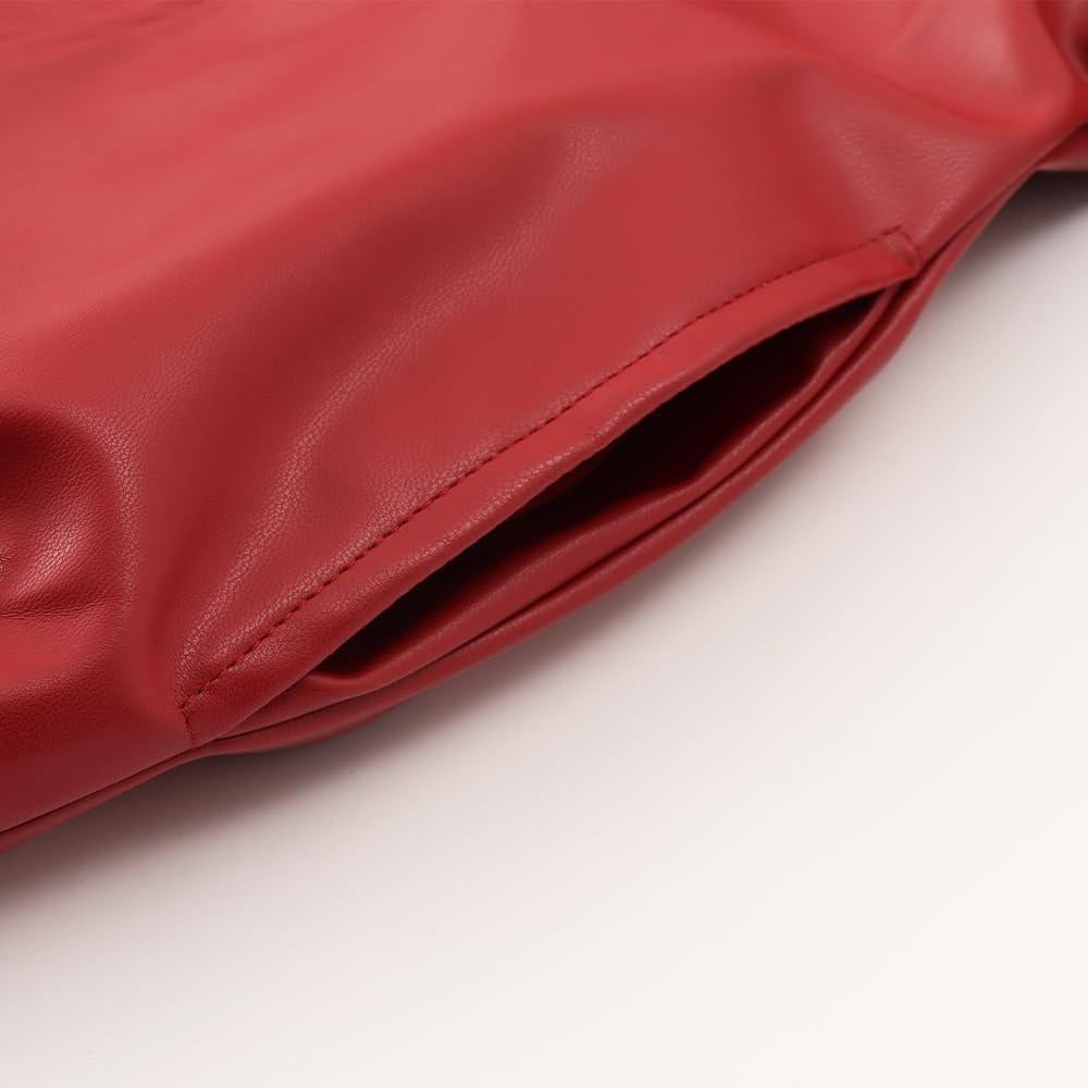 Chaqueta de Cuero Sintético Noomelfish para Niñas 7-8 Años