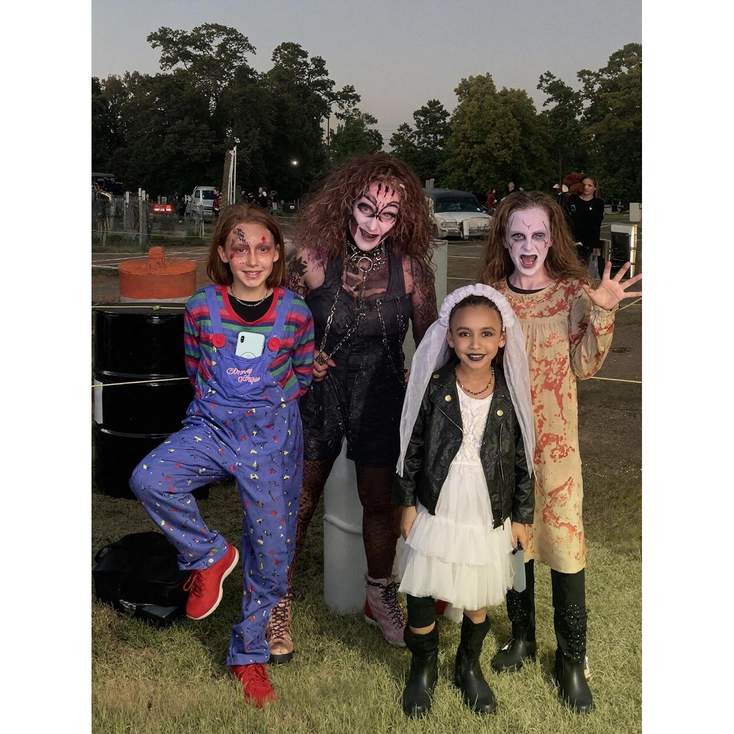 Chaqueta de Cuero Sintético Unisex para Niños 4T Negra