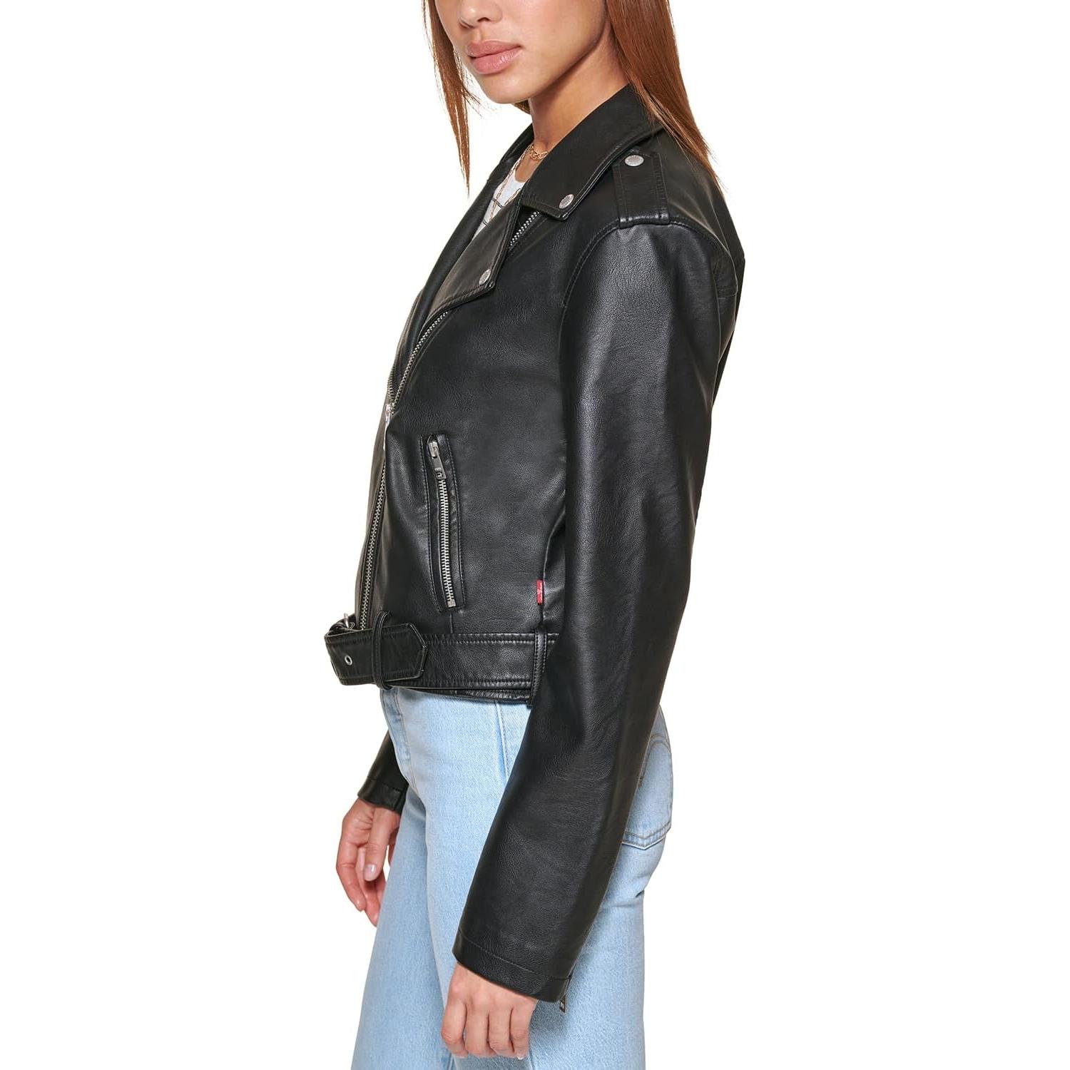 Chaqueta de moto de cuero sintético Levi's para mujer