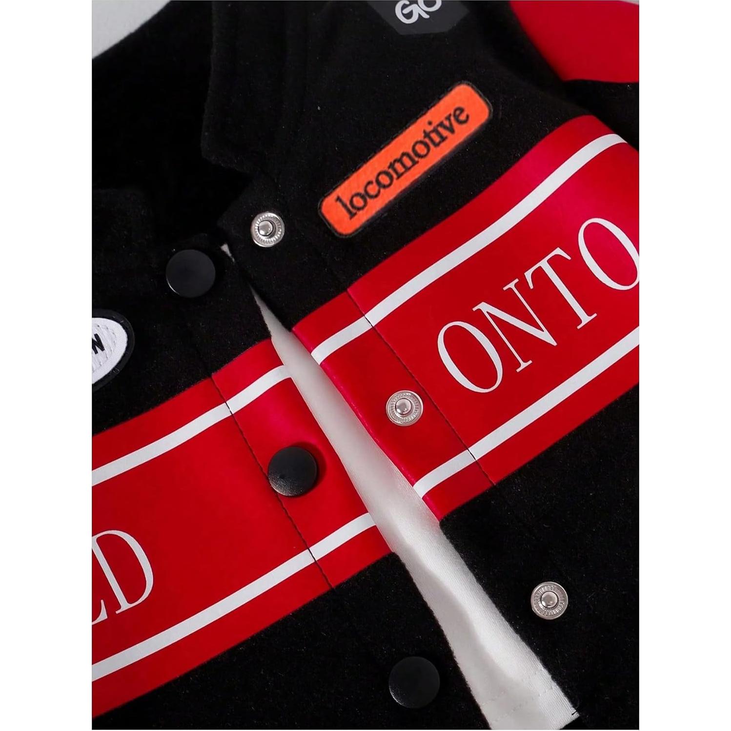 Conjunto 3 Piezas Niña 6 Años Chaqueta y Falda Motocicleta