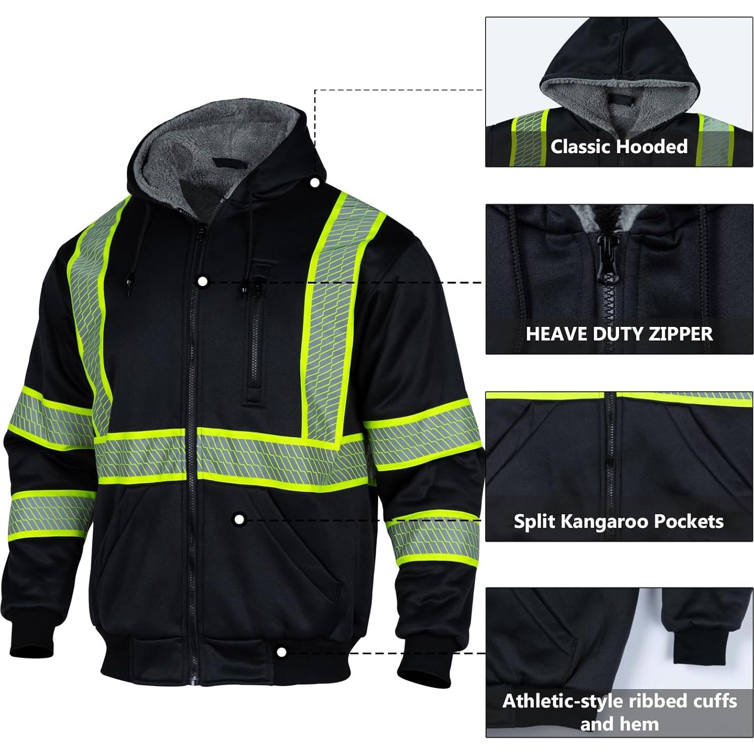 Sudadera Reflectante VENDACE de Seguridad Alta Visibilidad L