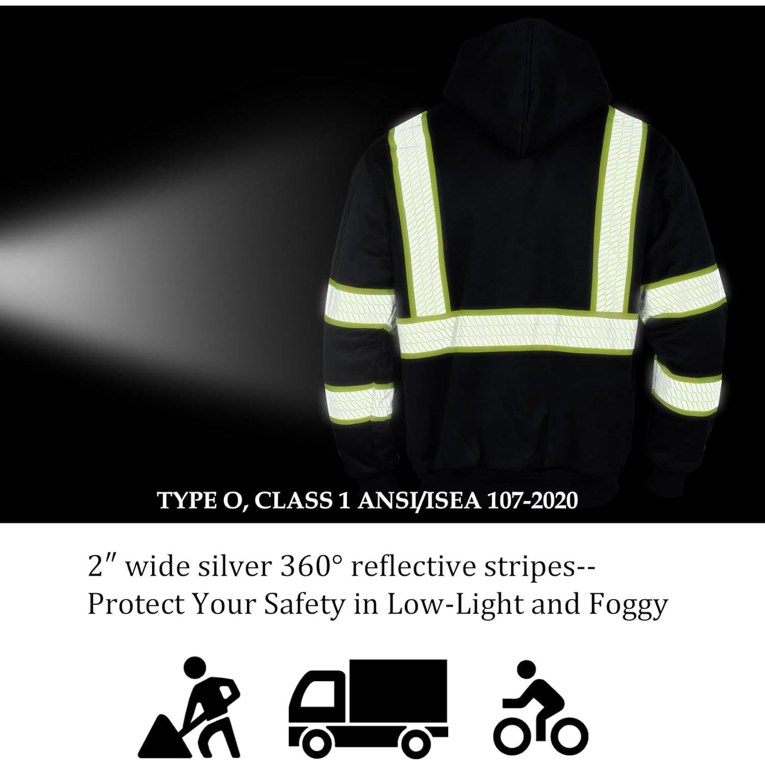 Sudadera Reflectante VENDACE de Seguridad Alta Visibilidad L