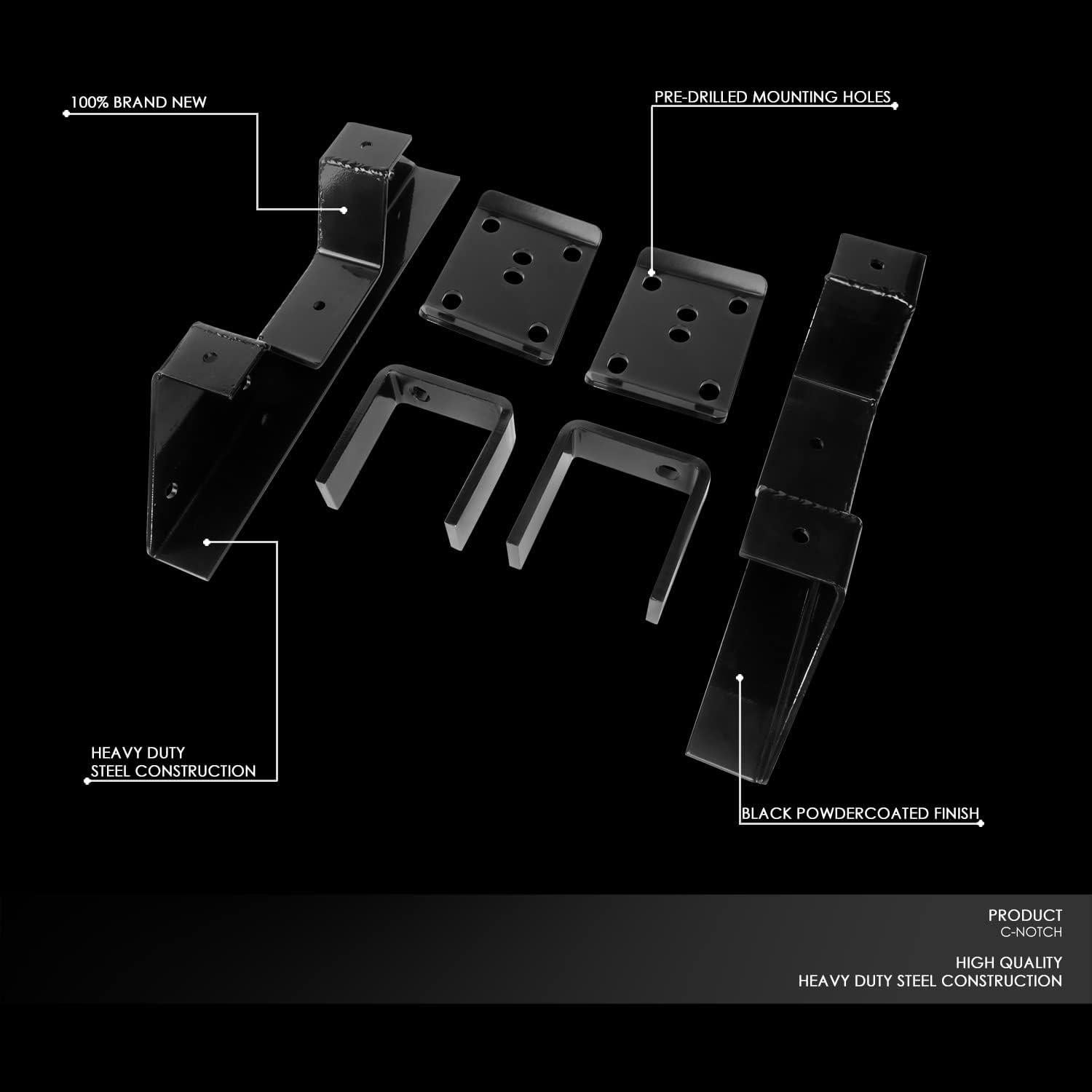 Soporte de Eje Trasero C-Notch DNA Motoring LEPOW-102 12,7 cm
