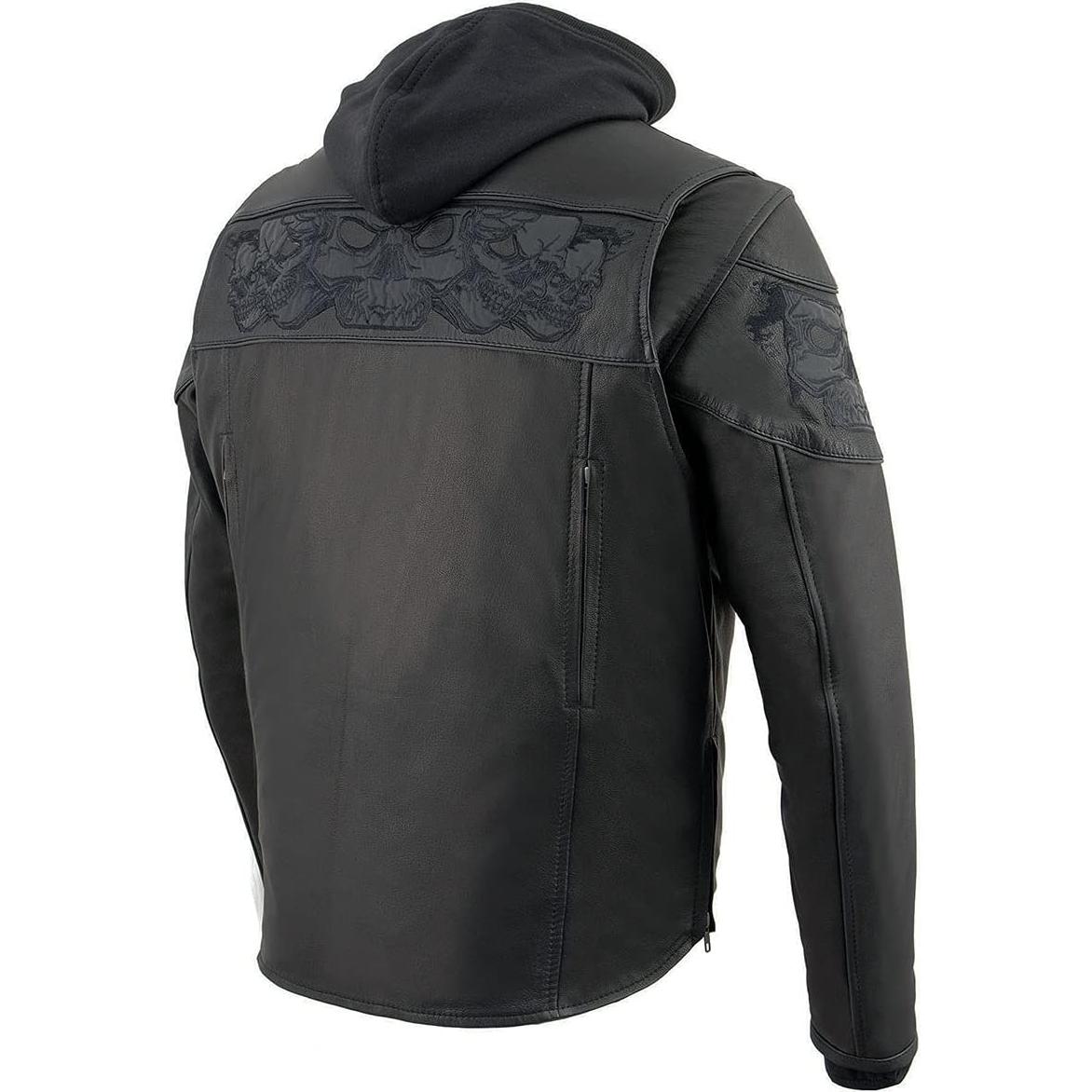 Chaqueta de Cuero para Motocicleta Milwaukee Leather MLM1563