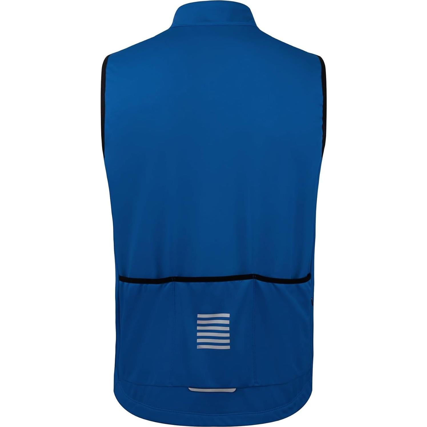Chaleco Térmico Impermeable para Hombre Gilet Ciclismo 2X-Large Azul