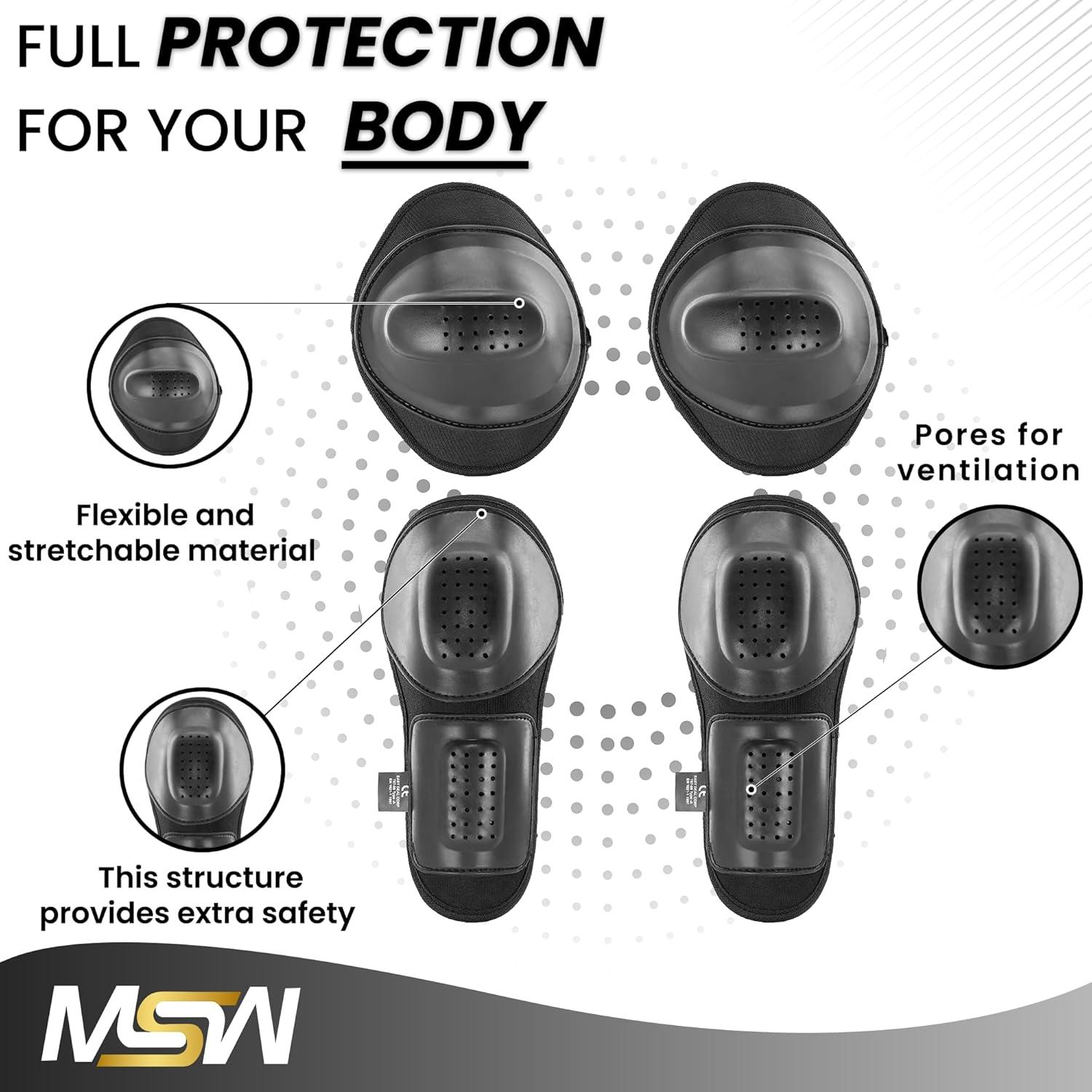 Conjunto de Almohadillas de Armadura CE MOTOSTYLEWEAR Nivel 1