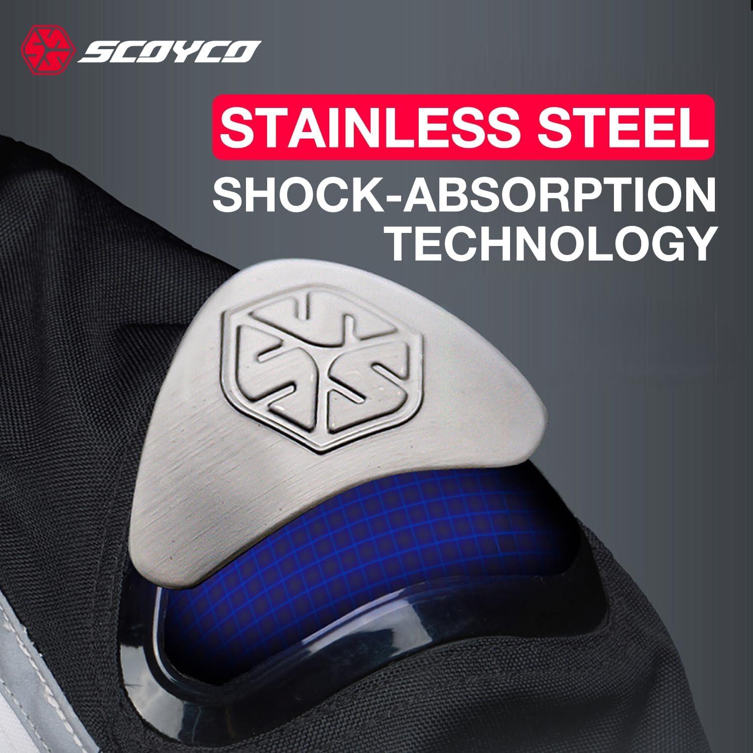 Chaqueta de motocicleta Scoyco Malla Transpirable Talla Grande