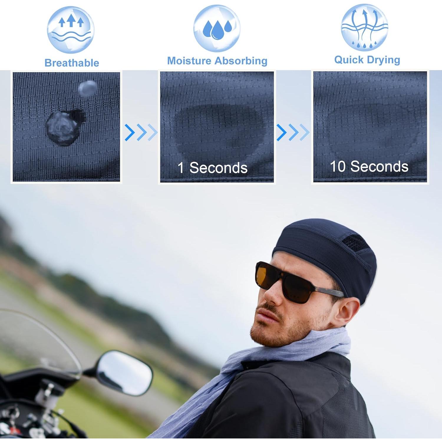 Gorro Esquelético Enfriador Vidsel para Ciclismo y Correr