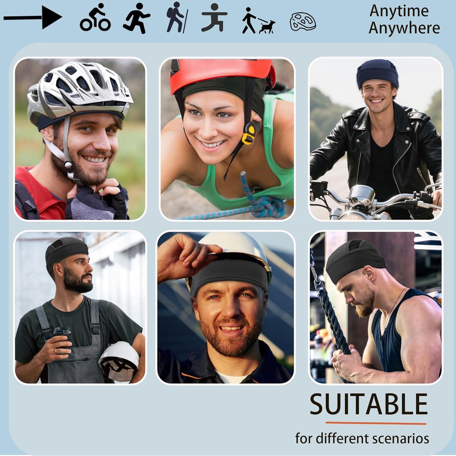 Gorro Esquelético Enfriador Vidsel para Ciclismo y Correr