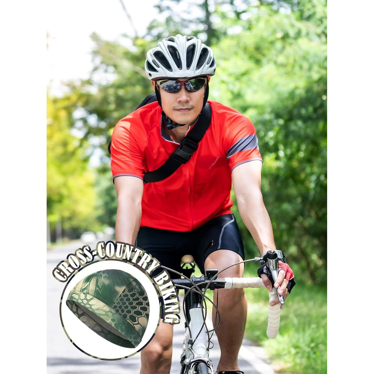 Forros de Casco SATINIOR 6 Pcs Absorbentes de Sudor