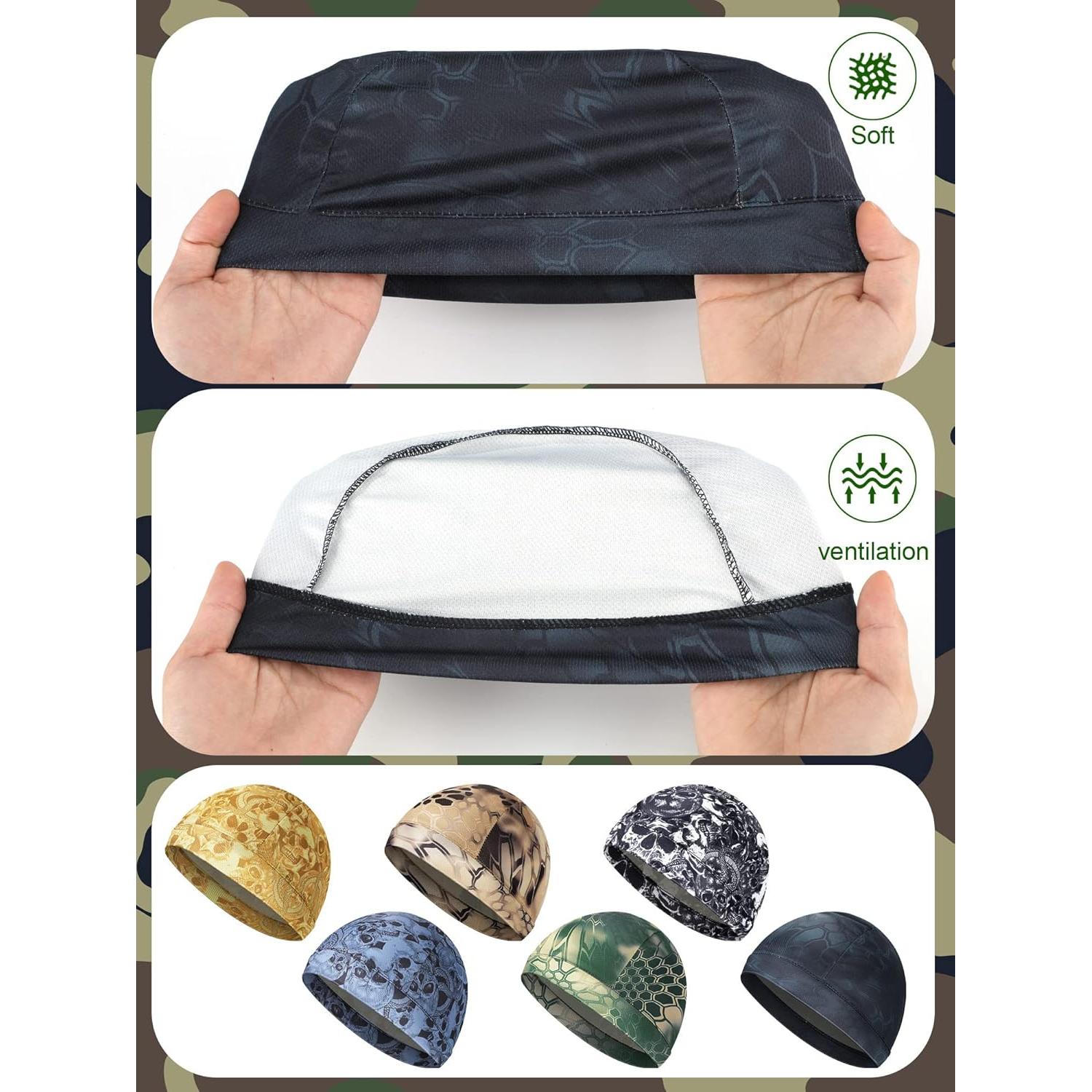 Forros de Casco SATINIOR 6 Pcs Absorbentes de Sudor