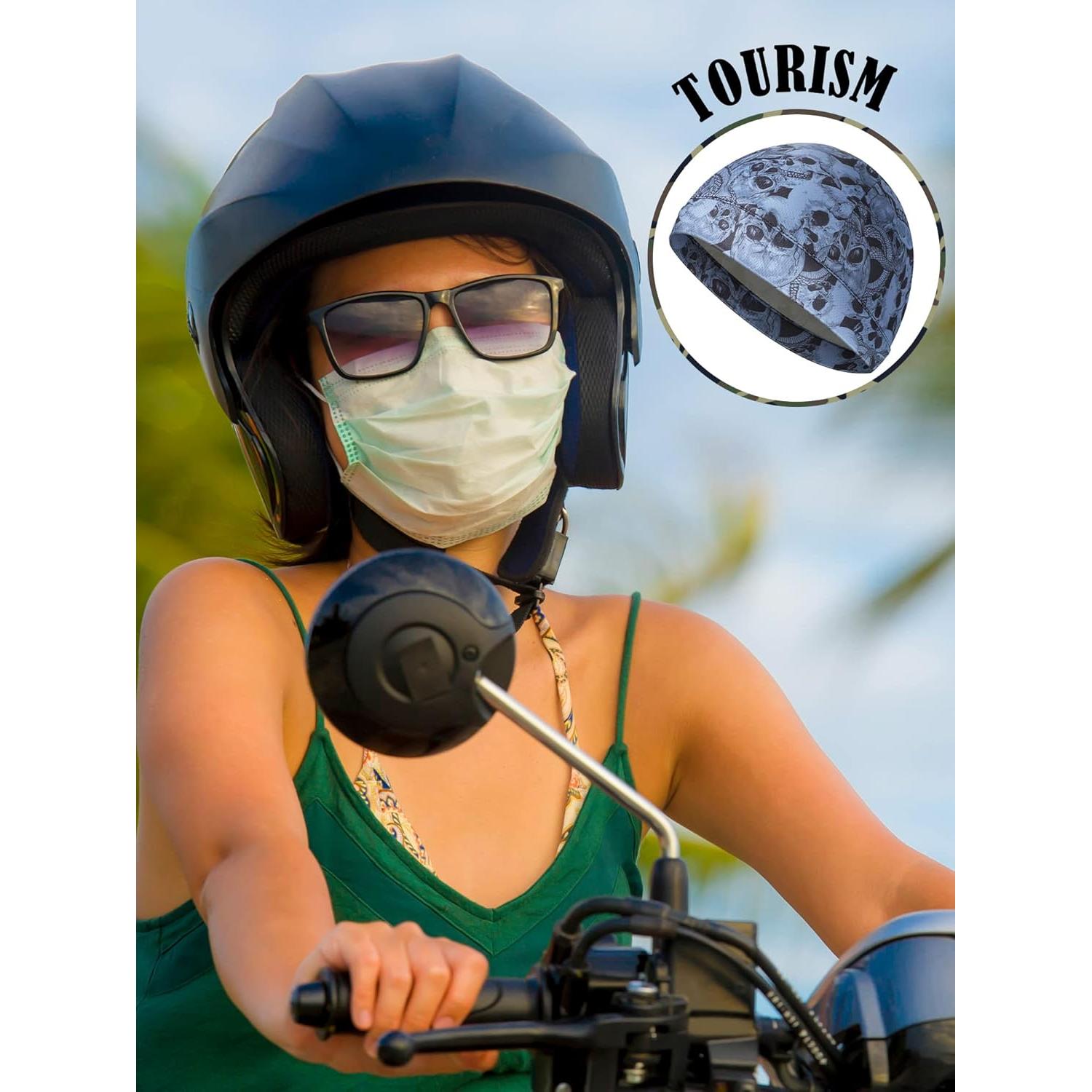 Forros de Casco SATINIOR 6 Pcs Absorbentes de Sudor