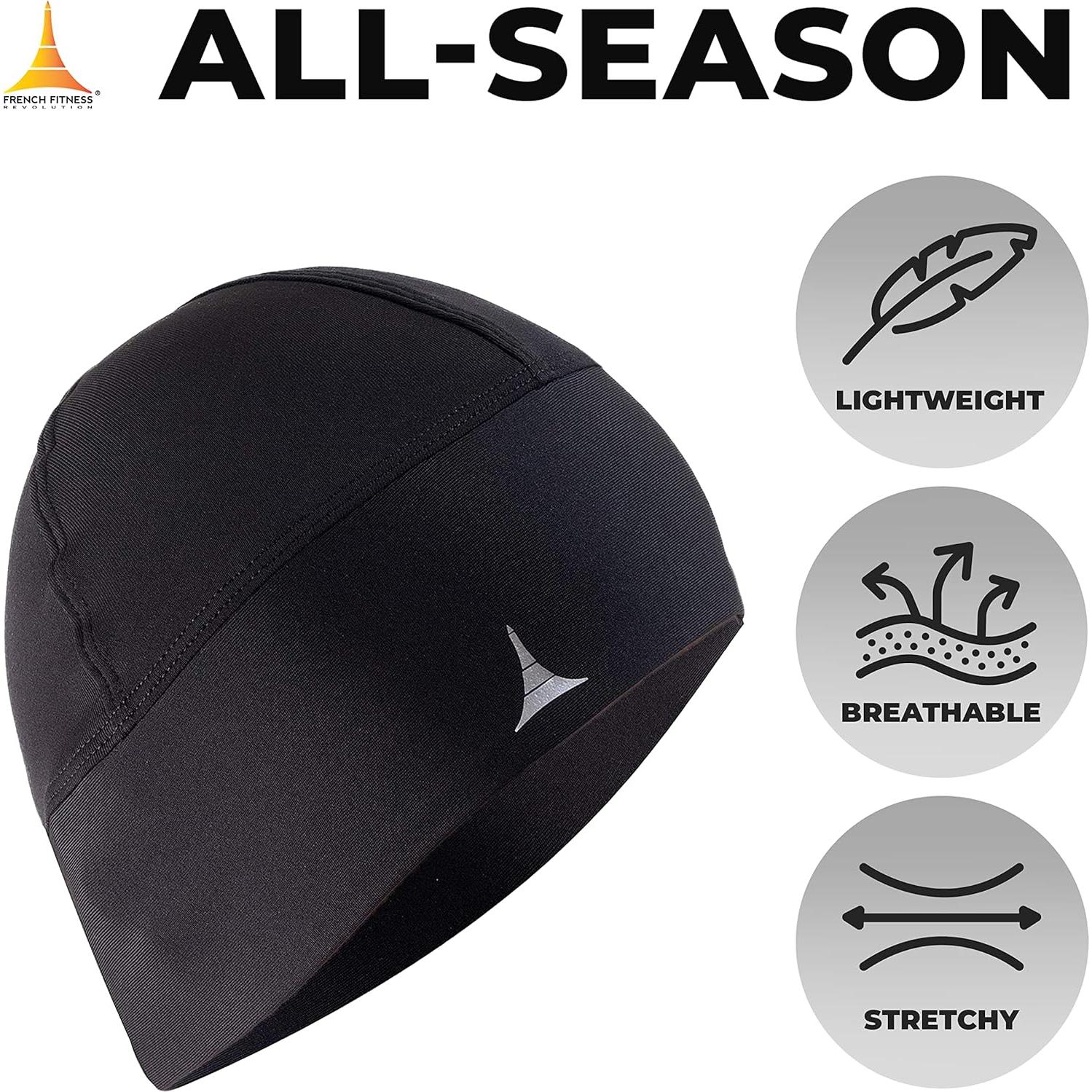 Forro de Casco Skull Cap Beanie - Retención Térmica Negro