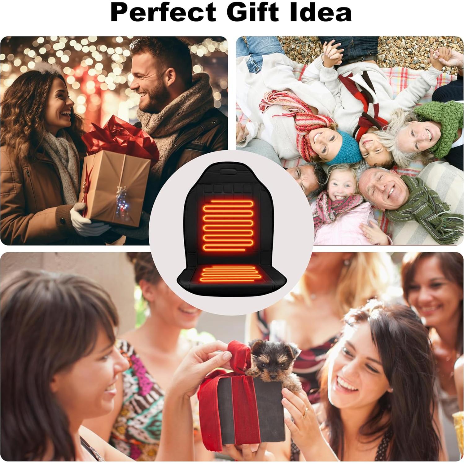 Funda de Asiento Calentada Aimery HSC062 2 Niveles Calor