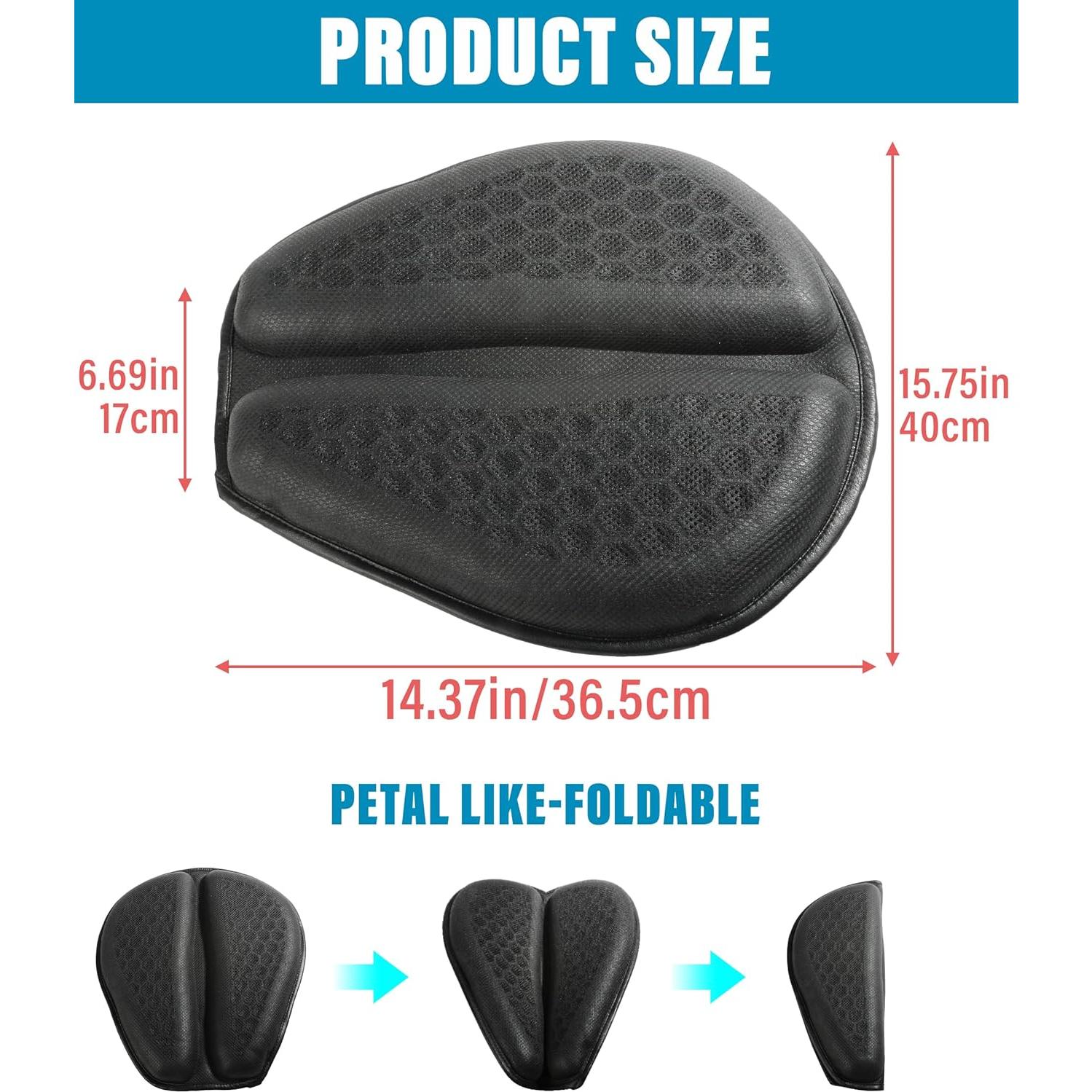 Cojín Universal para Asiento de Motocicleta ESEWALAS Gel 3D