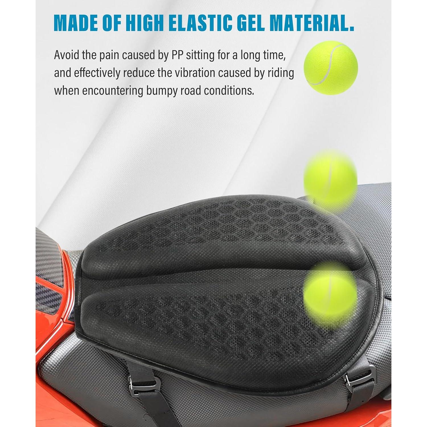 Cojín Universal para Asiento de Motocicleta ESEWALAS Gel 3D