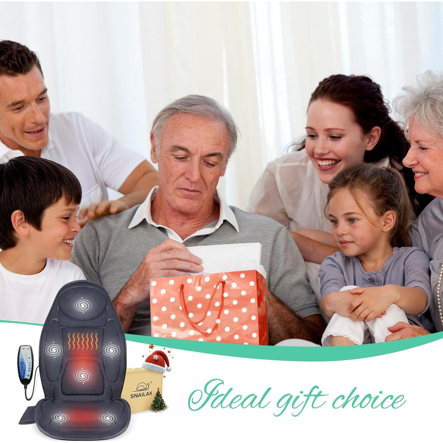 Masajeador de Espalda Snailax SL-262P-2 con Calor y Vibración