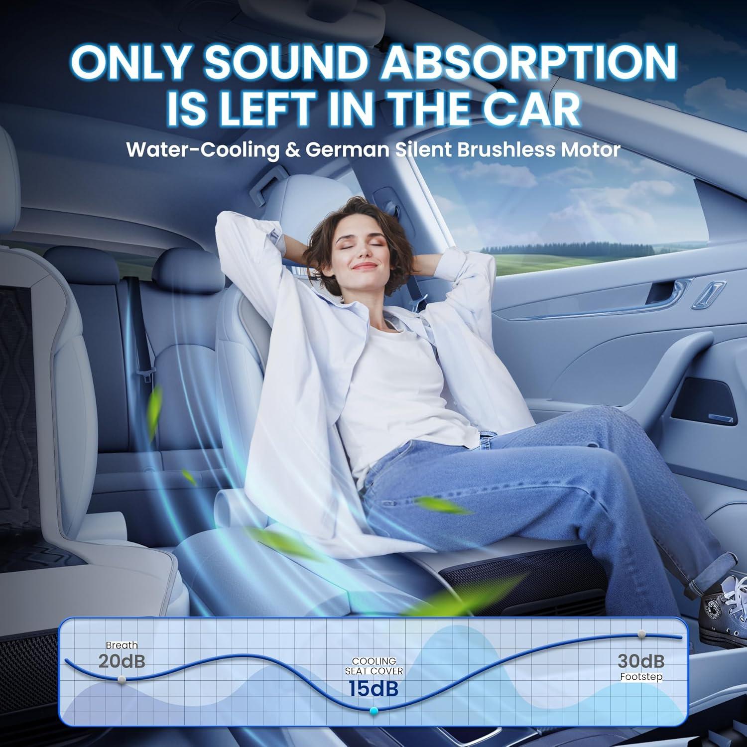 Funda de Asiento Refrigerante TOWTAMER GECA213 Universal Gris