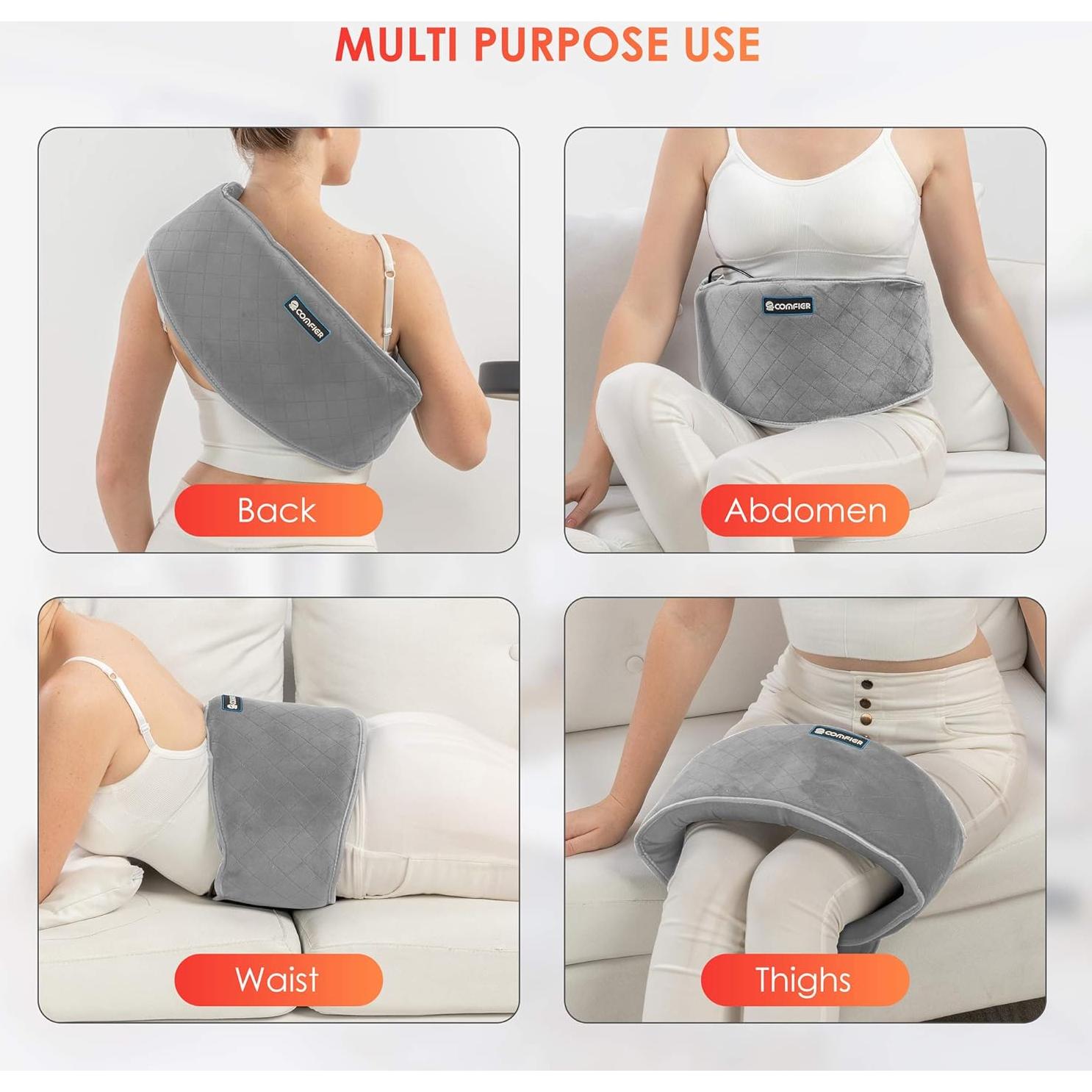 Almohadilla Térmica Comfier con Adaptador 12V para Coche