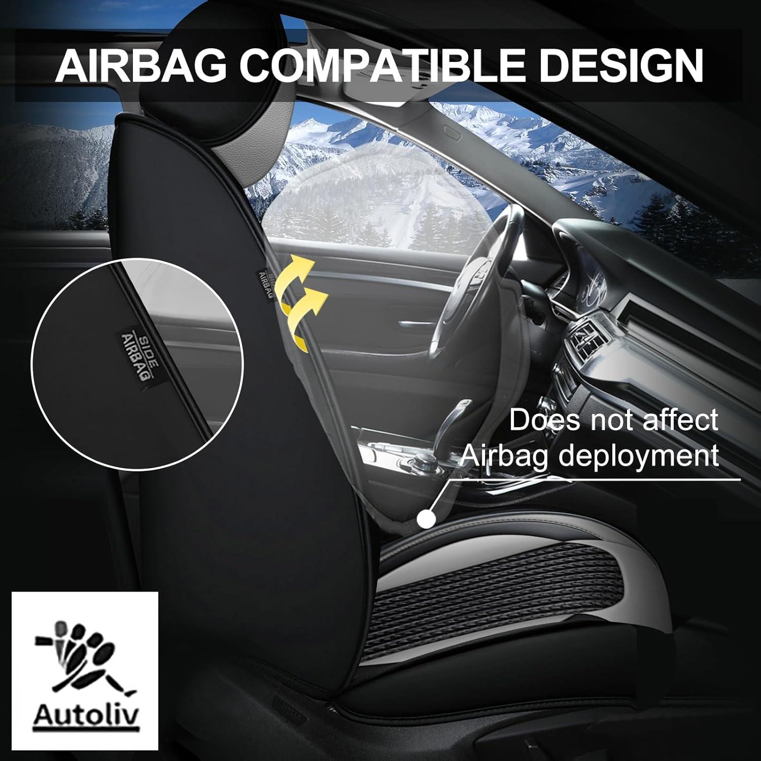 Funda de Asiento de Coche TTX LIGHTING 5 Asientos Negro y Gris