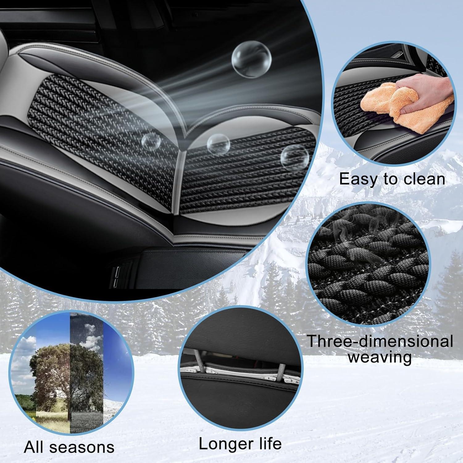 Funda de Asiento de Coche TTX LIGHTING 5 Asientos Negro y Gris