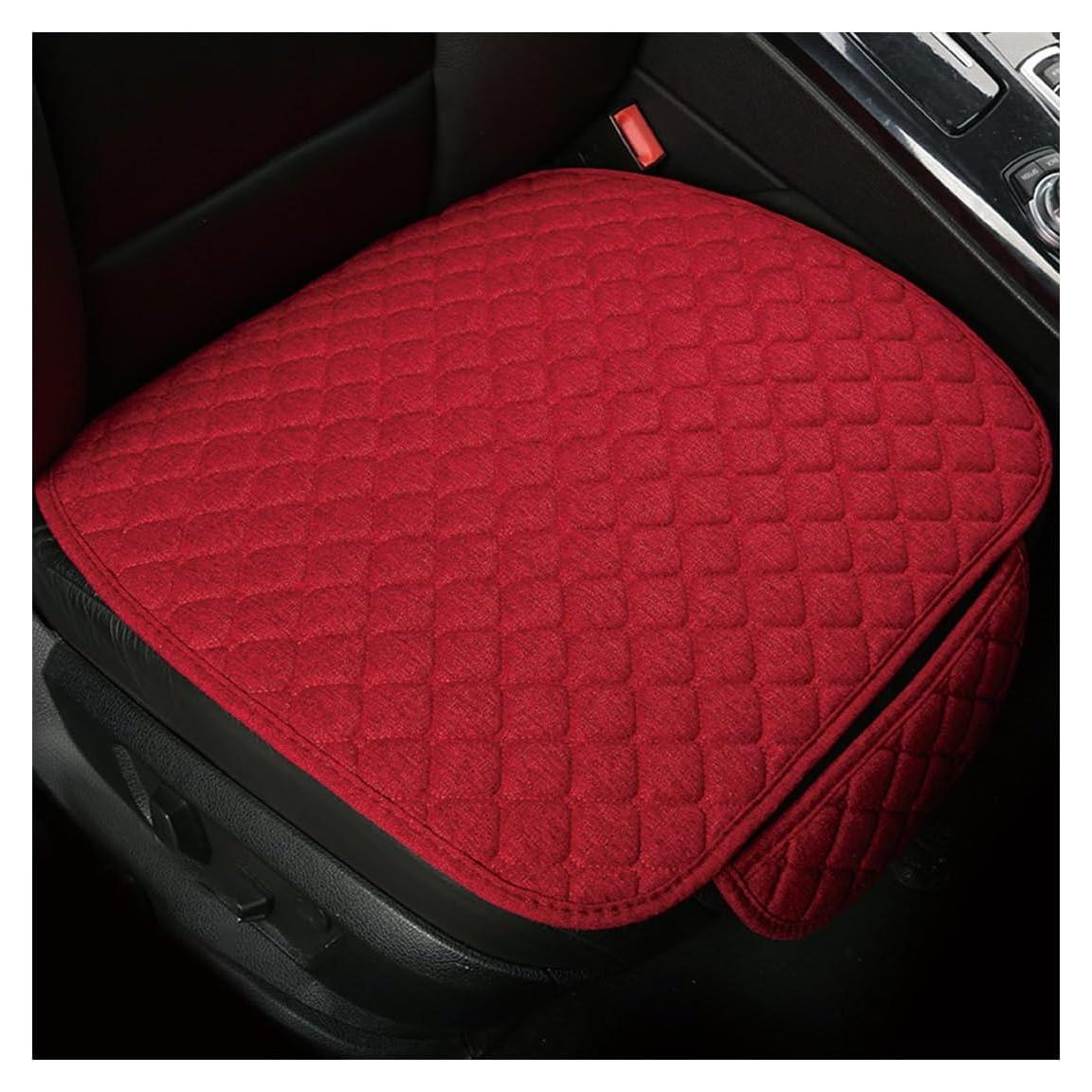 Funda de Asiento de Coche Povtii Rojo Transpirable Universal