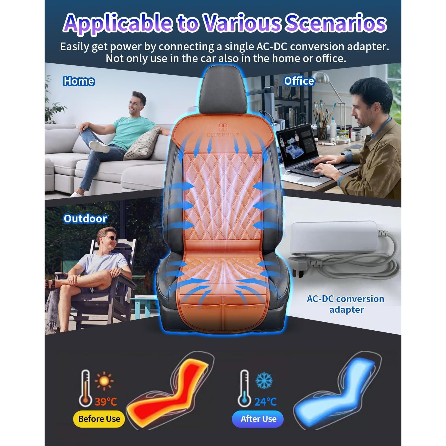 Funda de Asiento de Coche DR.HILL ZCDD Ventilada 12V/24V