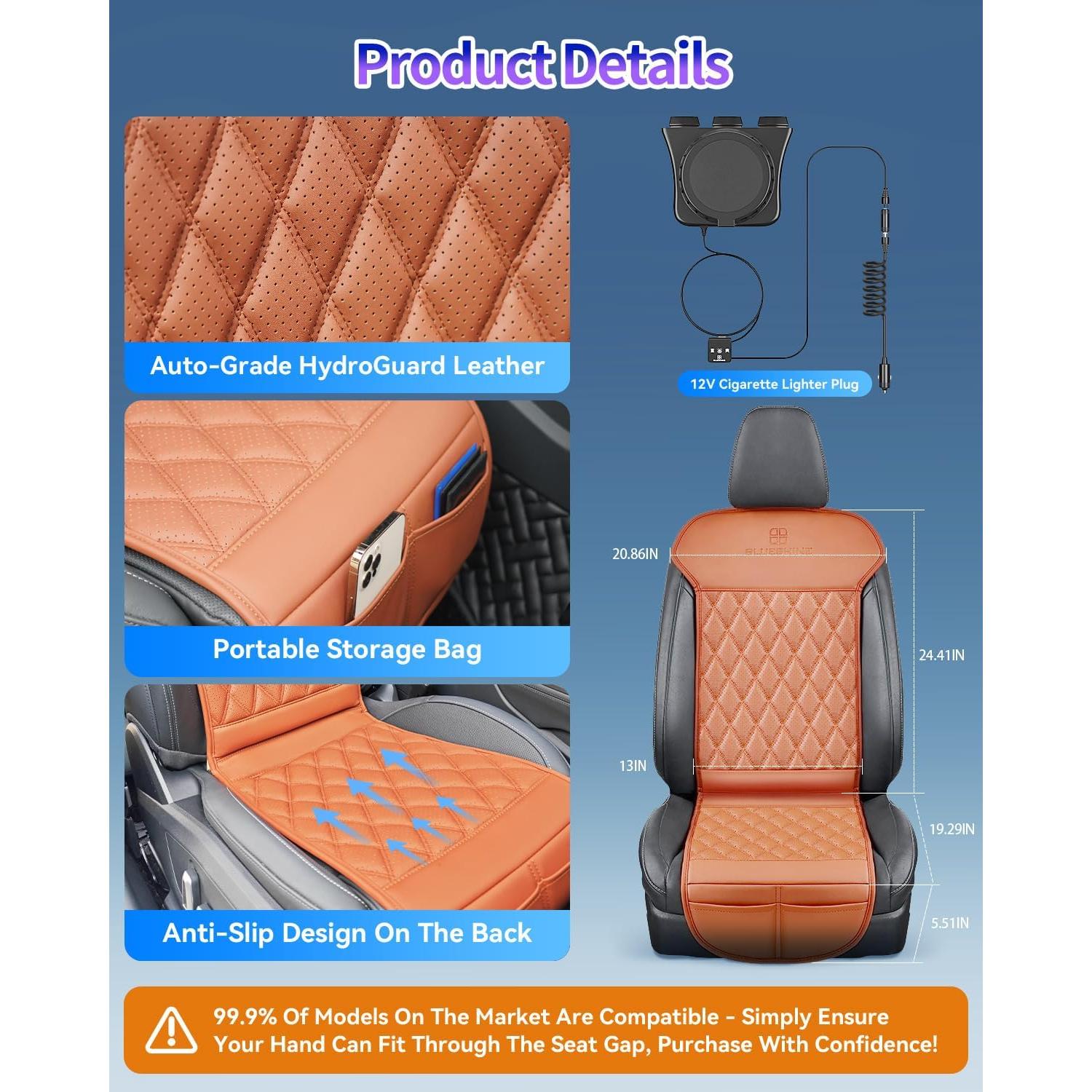 Funda de Asiento de Coche DR.HILL ZCDD Ventilada 12V/24V
