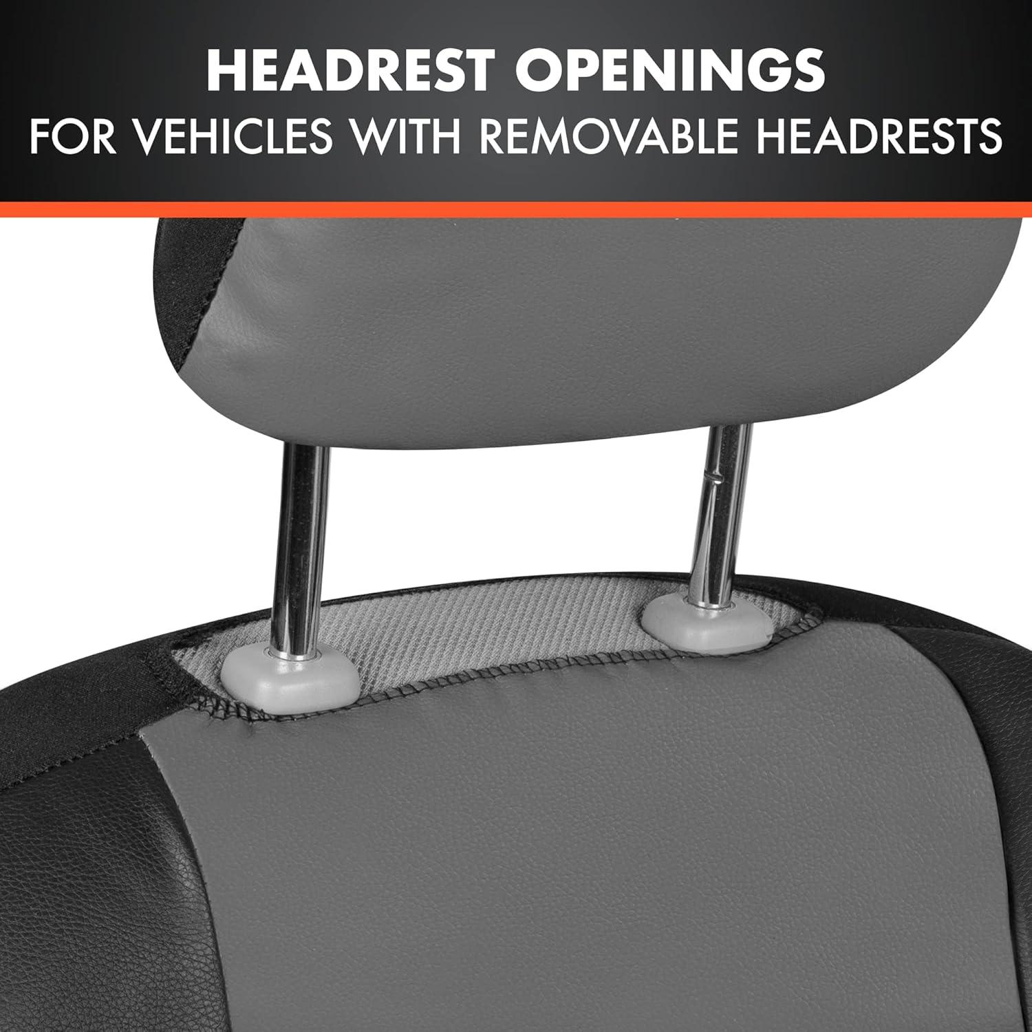 Cubiertas de Asiento de Coche BDK NSC-010 Color Carbón