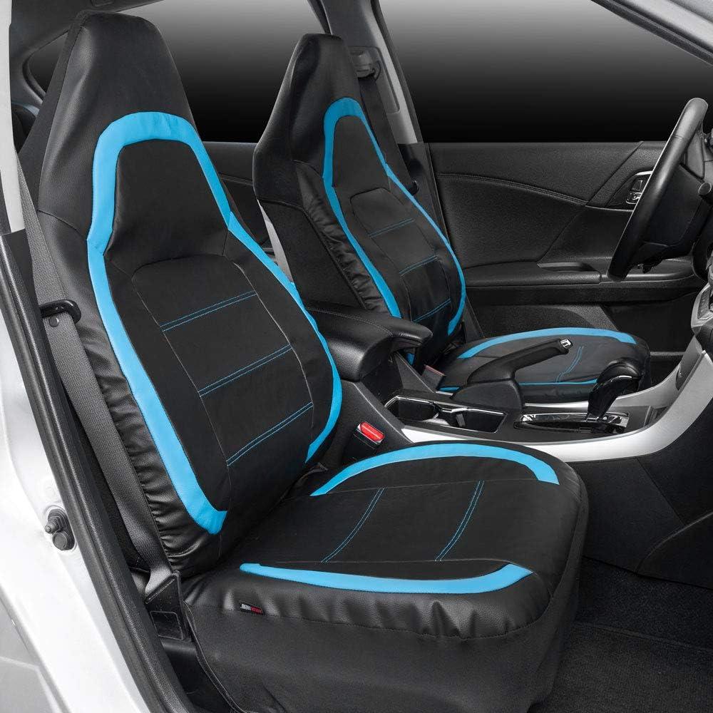 Cubiertas de Asiento de Coche Motor Trend Azul Respaldo Alto