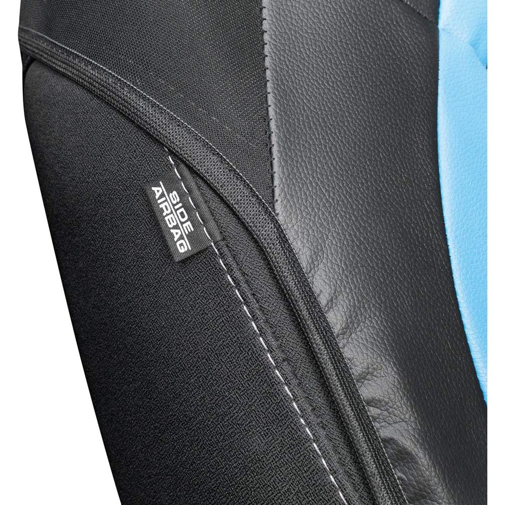 Cubiertas de Asiento de Coche Motor Trend Azul Respaldo Alto