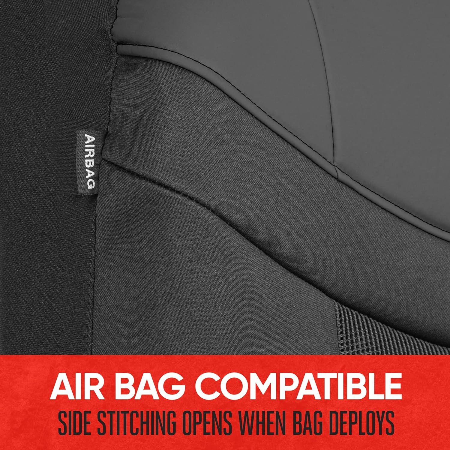 Cubiertas de Asiento Motor Trend MTSC-2294 Gris Carbón Ajuste Universal