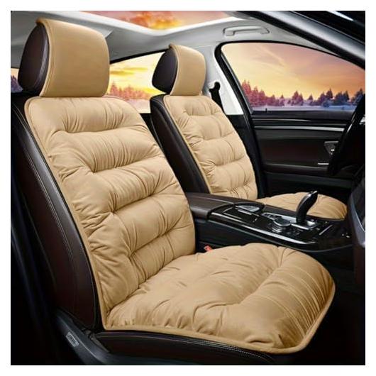 Fundas de Asiento de Coche IIOHOII Beige 2-Pack Antideslizante