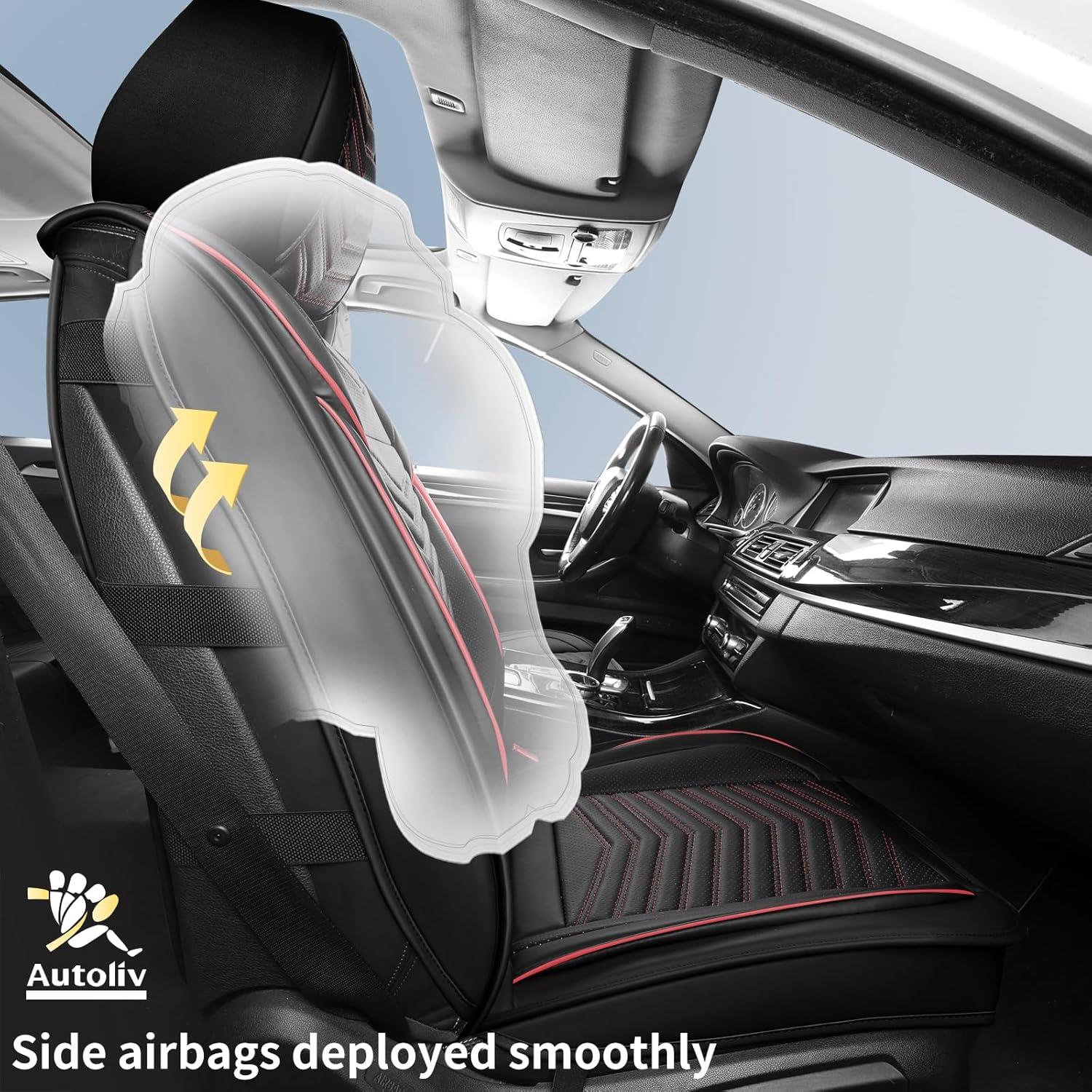 Fundas de Asiento de Coche HChengkikz Neopreno Impermeables 2 PCS