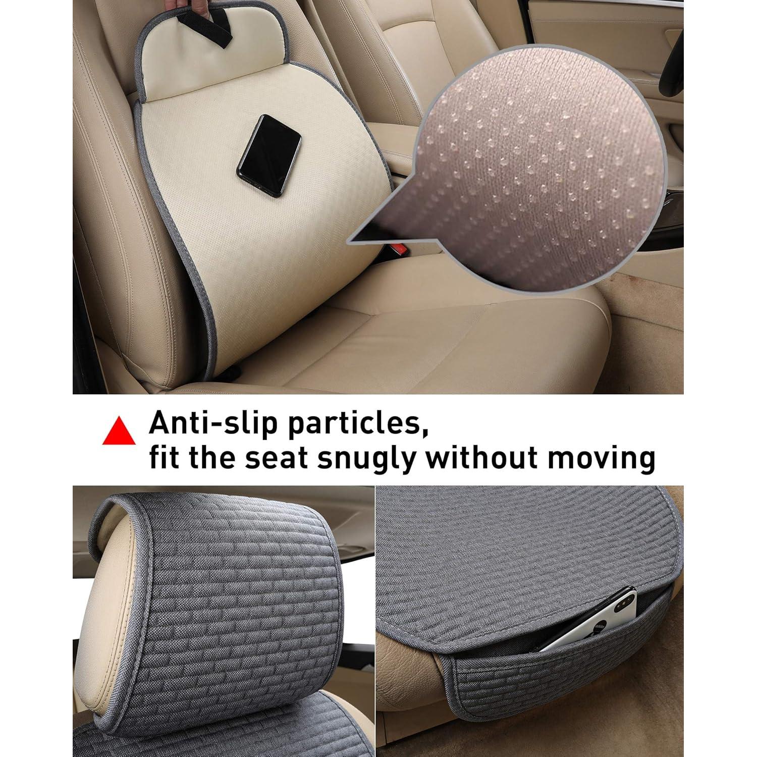 Fundas de Asiento de Coche EifBrisa Universales 2PCS Gris