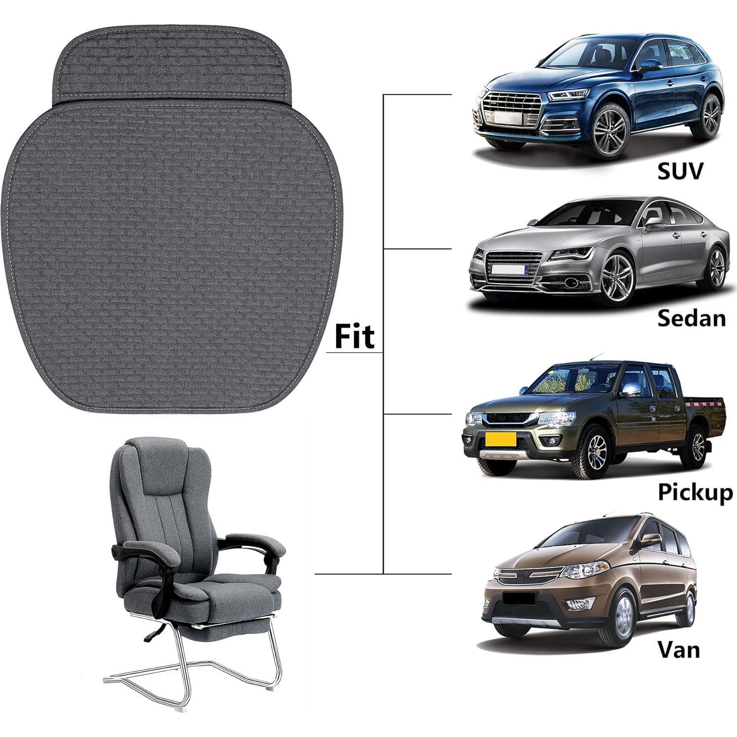 Fundas de Asiento de Coche EifBrisa Universales 2PCS Gris