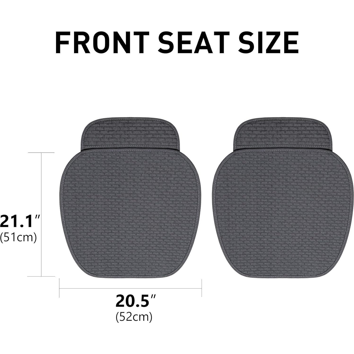 Fundas de Asiento de Coche EifBrisa Universales 2PCS Gris