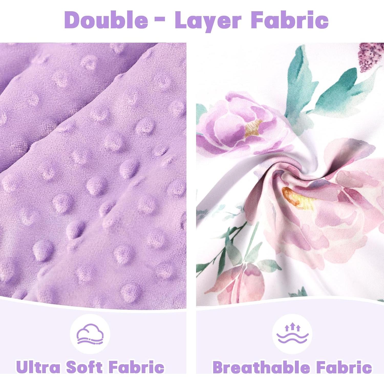 Funda de Asiento de Coche para Bebé HNHUAMING Púrpura 3 en 1