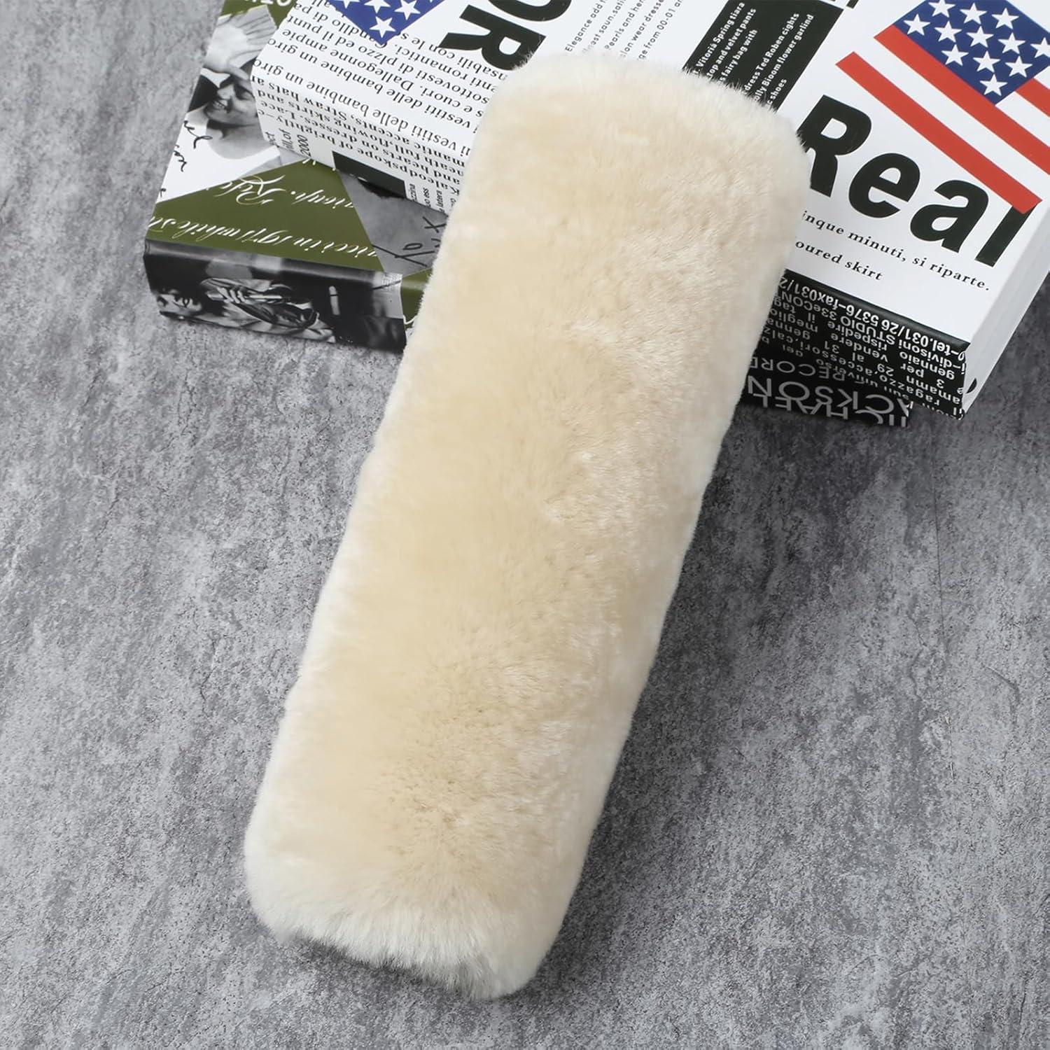 Cubierta de cinturón de seguridad ROYAGO 2 piezas Beige Perla