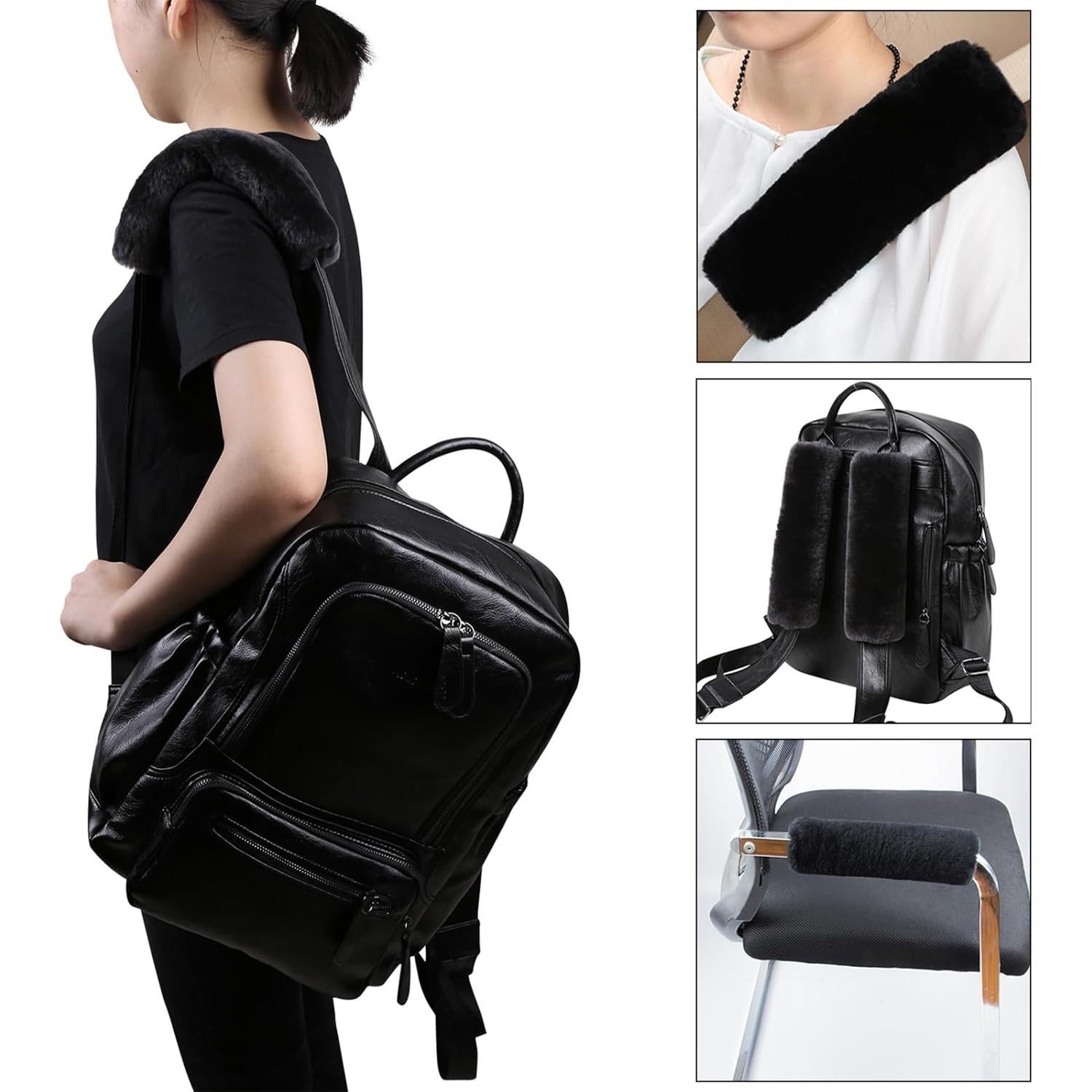 Cubierta de cinturón de seguridad ROYAGO 2 piezas Beige Perla